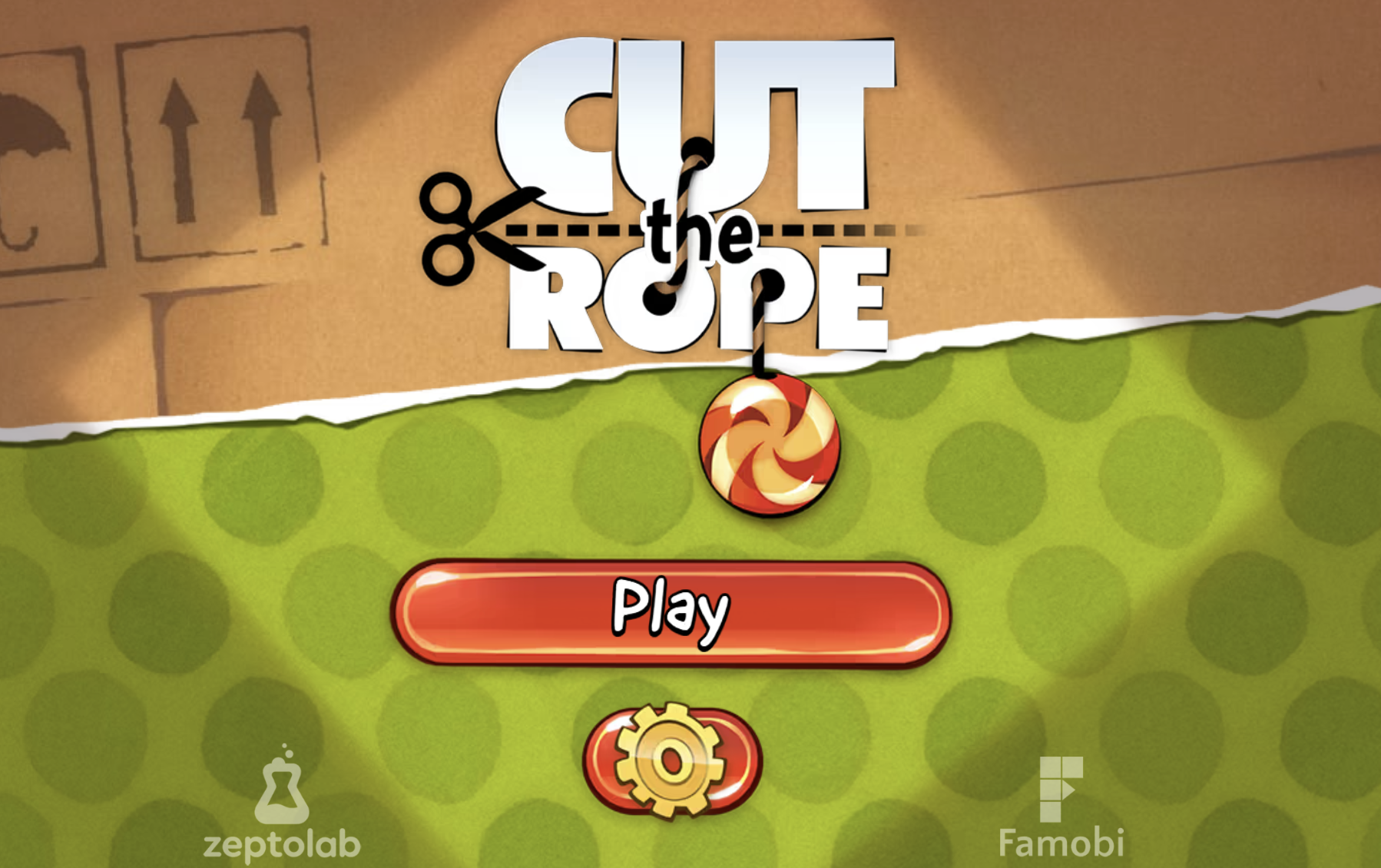 cut the rope play button